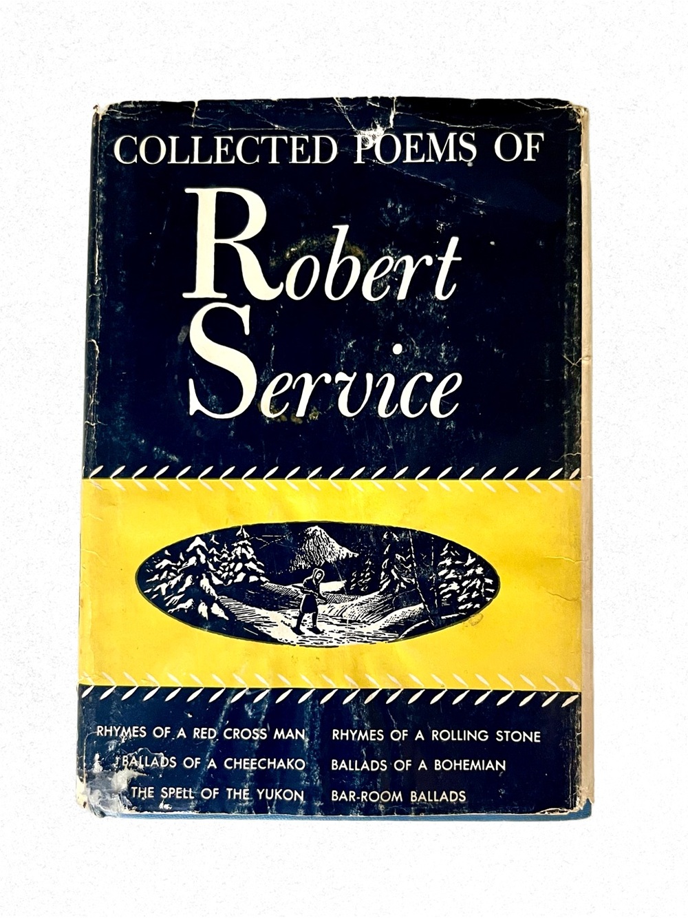 1964 Vintage Hardcover Robert Service Collected Poems